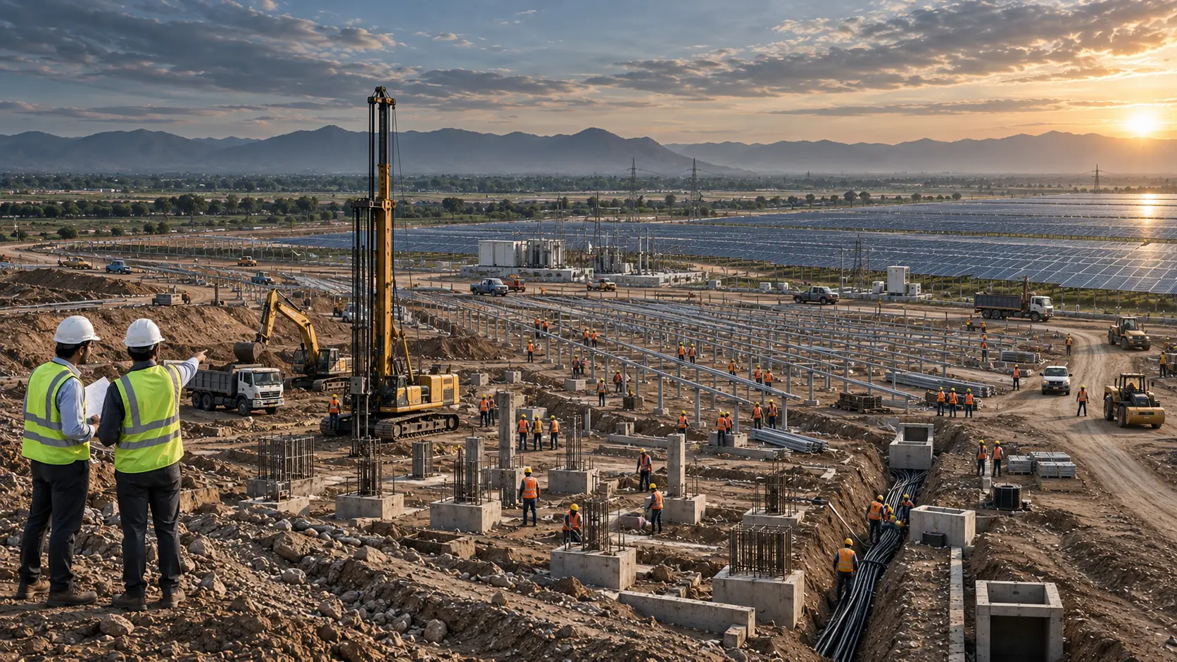 From Site Preparation to Commissioning: How a Solar Project Moves From Ground to Grid